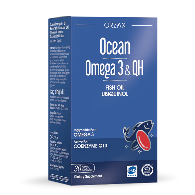 ORZAX OCEAN OMEGA-3 + QH (30 капс)