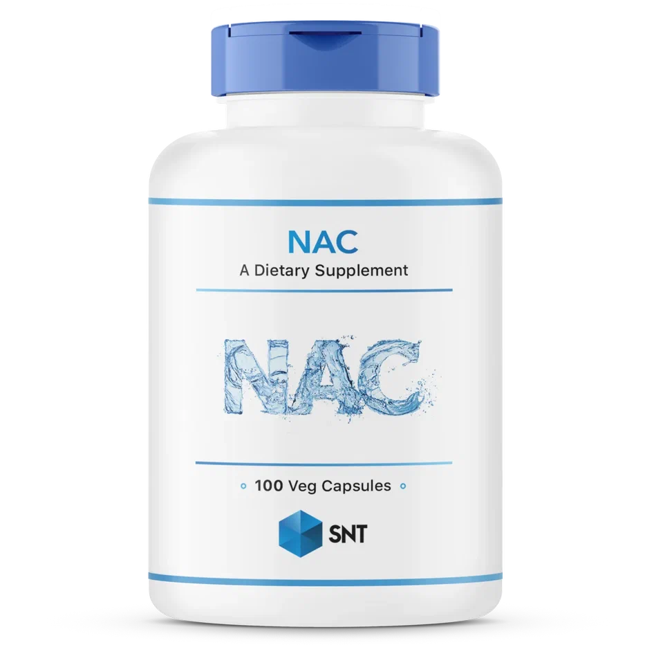 Антиоксиданты SNT NAC (N-Acetyl-Cysteine) 600 мг (100 вег.капс)