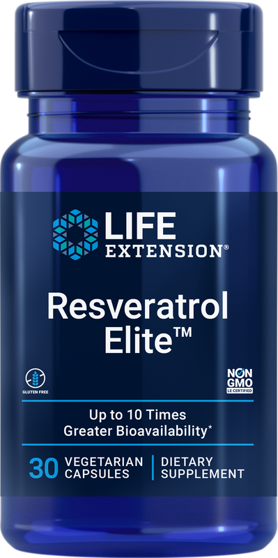 Антиоксиданты Life Extension Resveratrol Elite™167 мг (30 вег.капс)