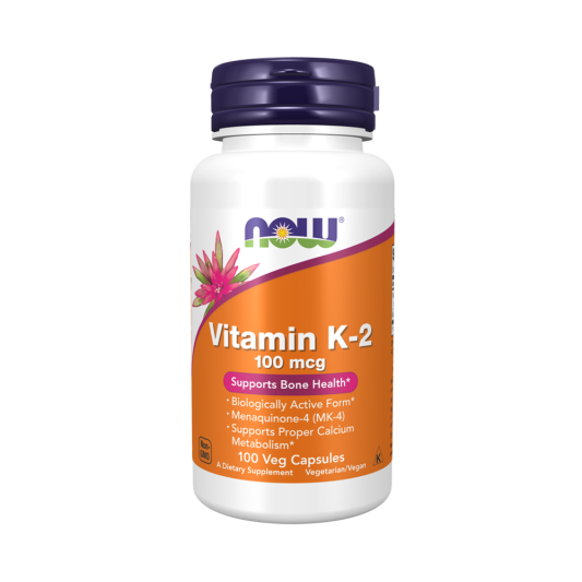 NOW VITAMIN K-2 (MK-4) 100 мкг (100 вег.капс)