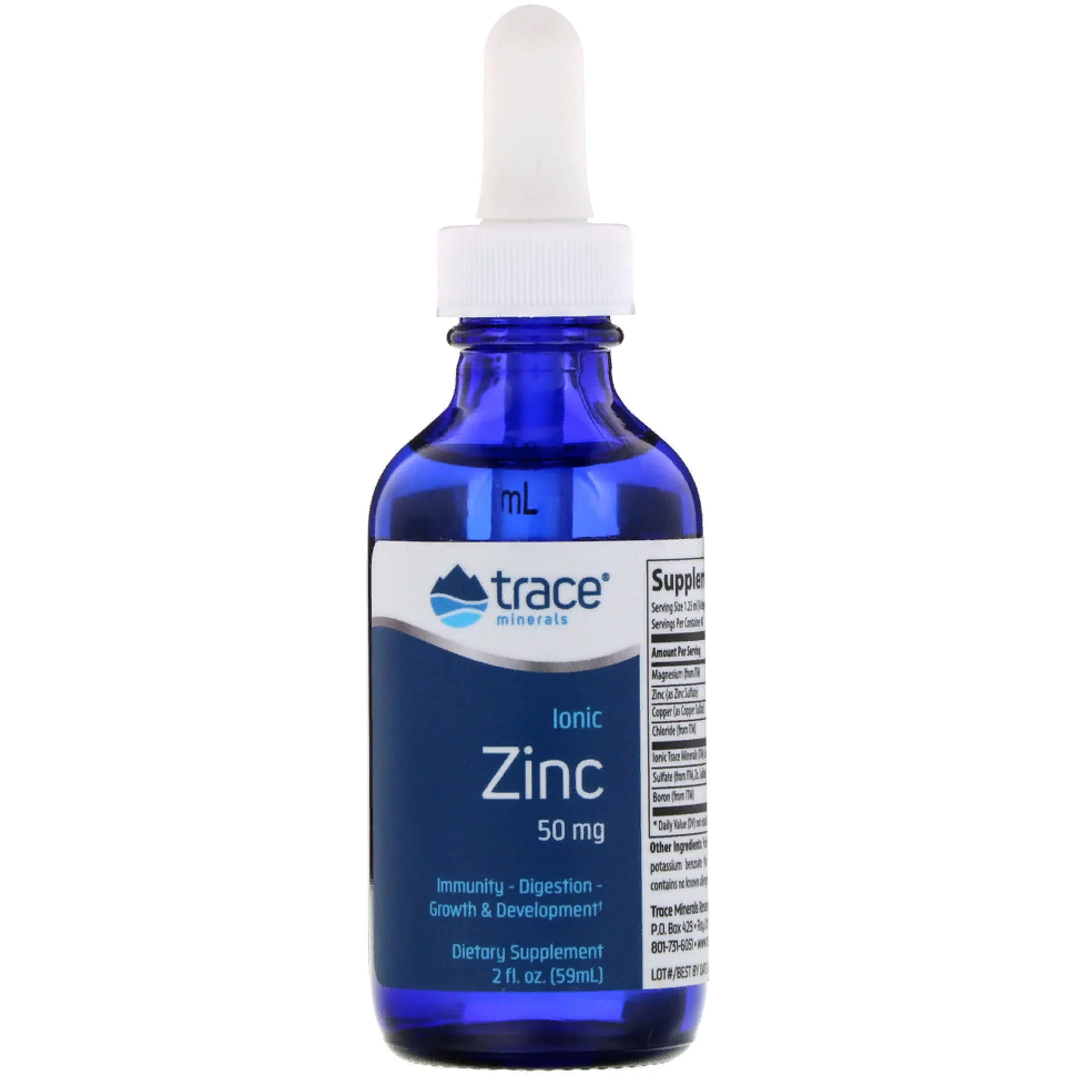 Trace Minerals Ionic Zinc 50 мг (59 мл)