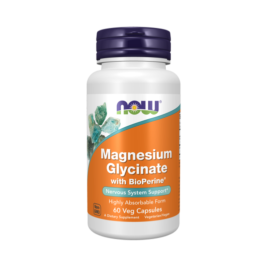 NOW MAGNESIUM GLYCINATE with BioPerine ® (60 вег.капс)