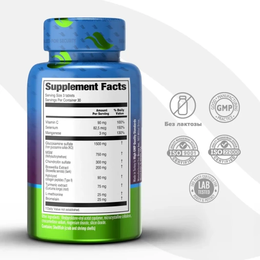 ORZAX Glucosamine Chondroitin MSM Complex (90 табл)