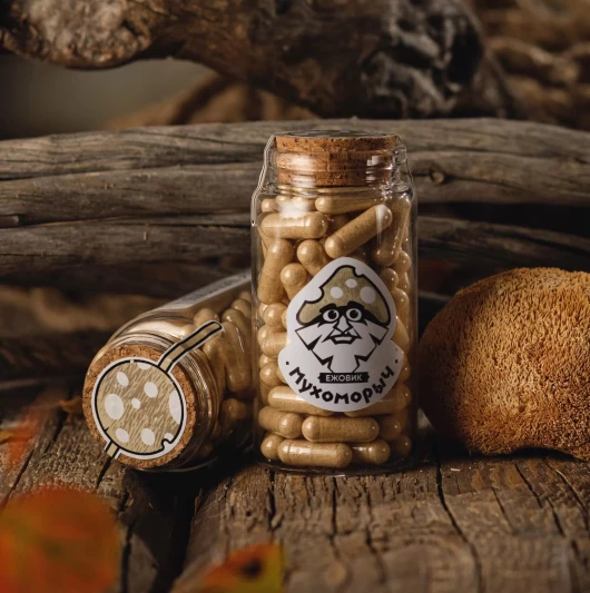 "МУХОМОРЫЧ" Ежовик гребенчатый (90 капс)