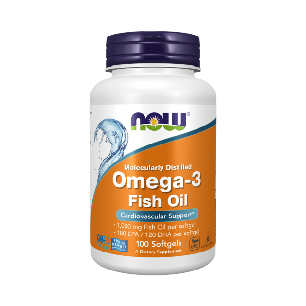 NOW Omega-3 1000 мг (100 капс)