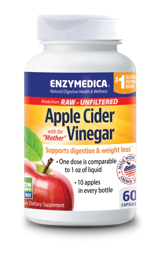 ENZYMEDICA® Apple Cider Vinegar (60 капс)