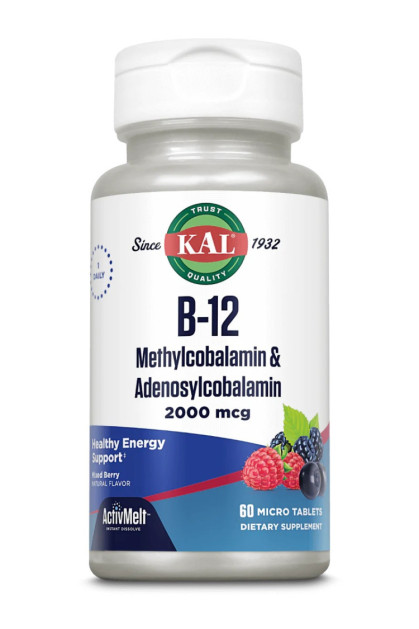 KAL B-12 Methylcobalamin Adenosyl (60 табл)