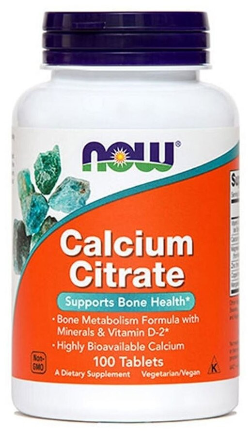 NOW CALCIUM CITRATE W/MIN (100 табл)