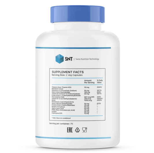 Отдельные витамины SNT CO-ENZYME B-COMPLEX (150 капс)