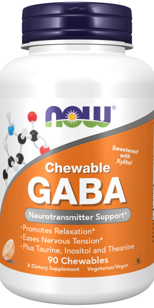 NOW GABA 250 мг (90 пастилок)