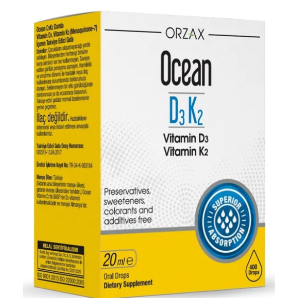 ORZAX OCEAN D3 K2 (20 мл)