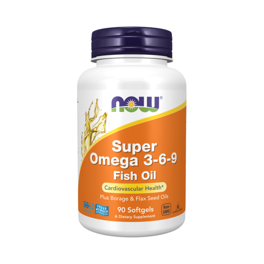 NOW Super Omega 3-6-9 1200 мг (90 капс)