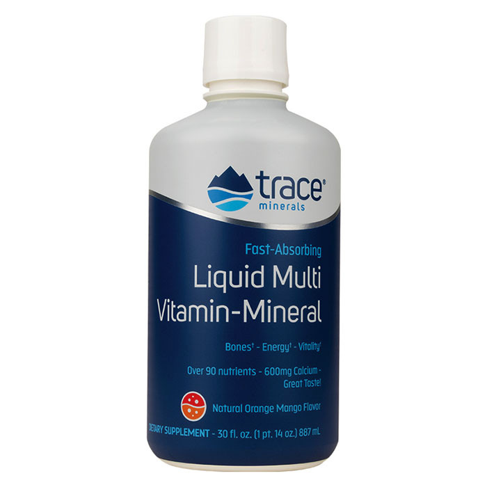 Витаминно-минеральные комплексы для взрослых Trace Minerals Liquid Multi Vitamin-Mineral (887 мл)