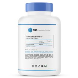 SNT L-Carnitine Tartrat 1000 мг (60 табл)