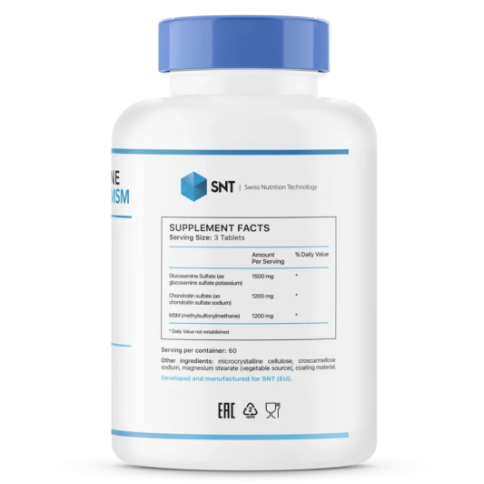 SNT Glucosamine Chondroitin MSM (180 табл)