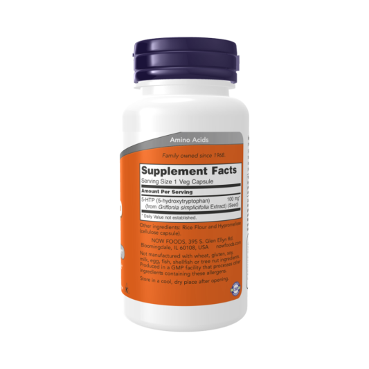 NOW 5-HTP 100 мг (120 вегкапс)