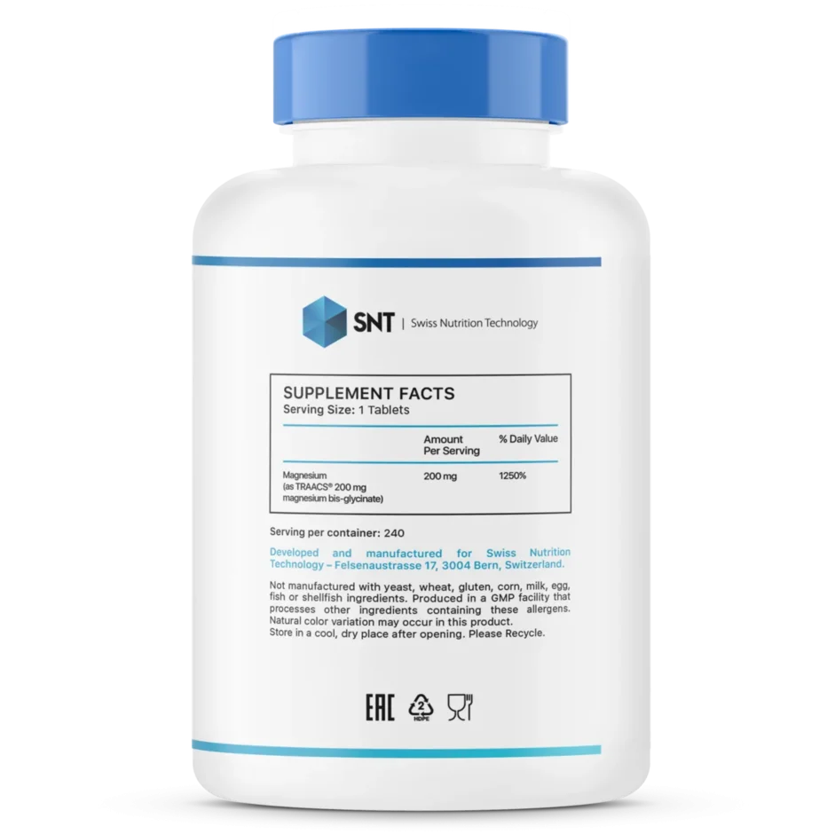 Отдельные минералы SNT Magnesium Glycinate (240 табл)