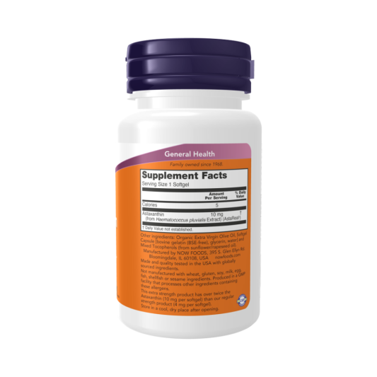 NOW ASTAXANTHIN 10 мг (60 капс)