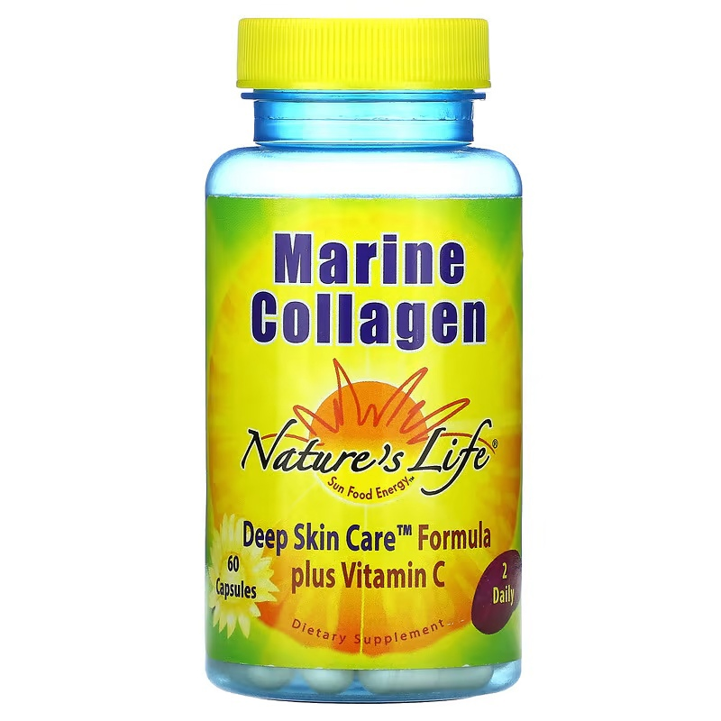 Коллаген Nature`s Life Marine Collagen (60 вег.капс)