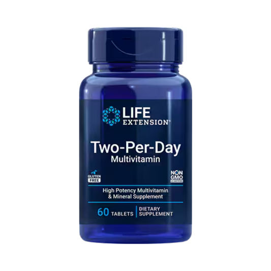 Life Extension Two-Per-Day Multivitamin, Мультивитамины (60 табл)