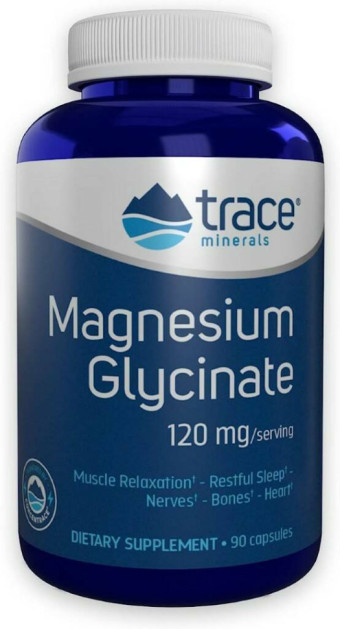 Trace Minerals Magnesium Glycinate 120 мг (90 капс)