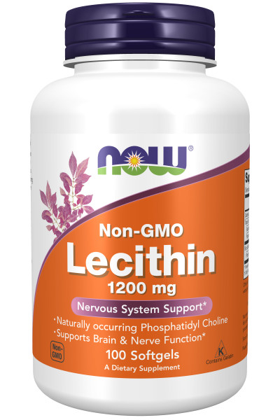 Лецитин NOW Lecithin 1200 мг (100 капс)