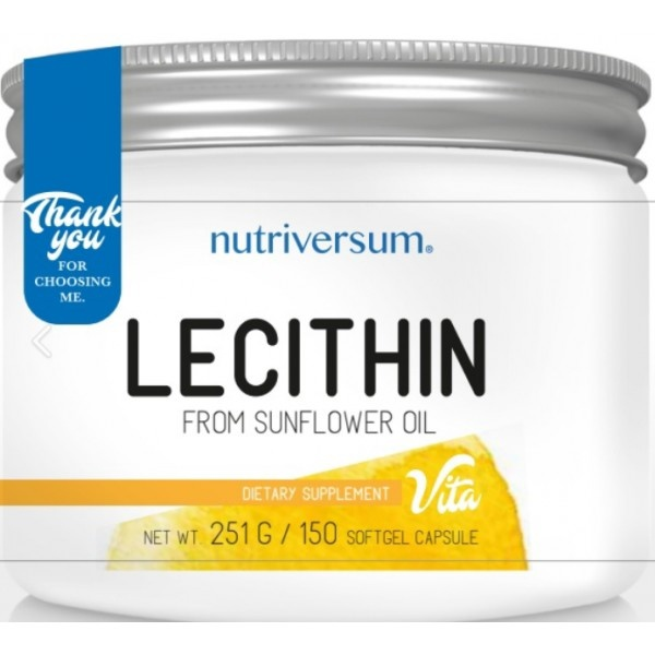 Лецитин Nutriversum Vita Sunflower Lecithin (150 капс)