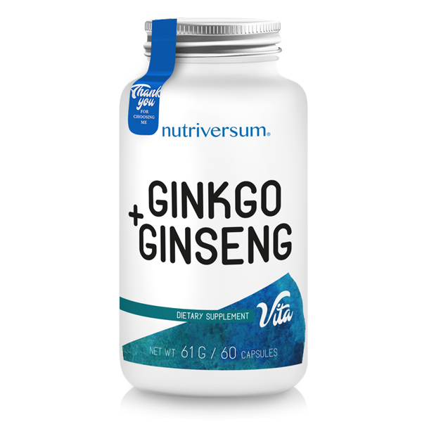 Гинко билоба Nutriversum Vita Ginkgo+Ginseng (100 капс)