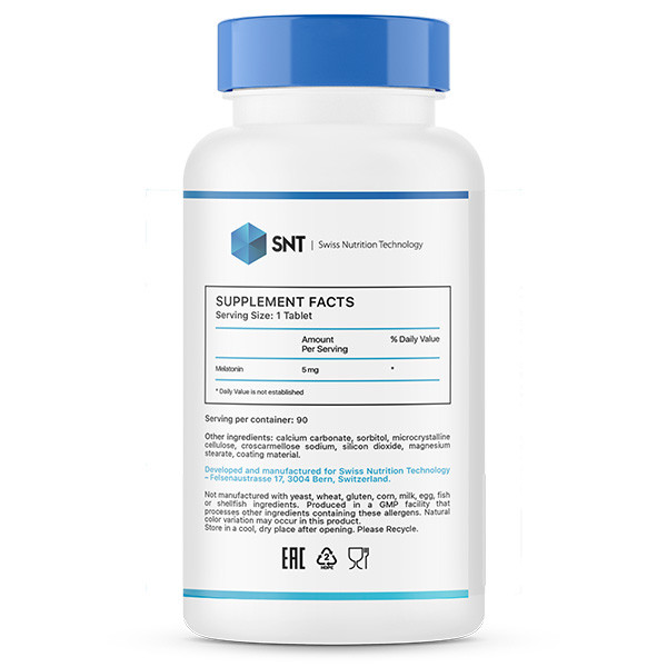 SNT Melatonin 5 мг (90 табл)