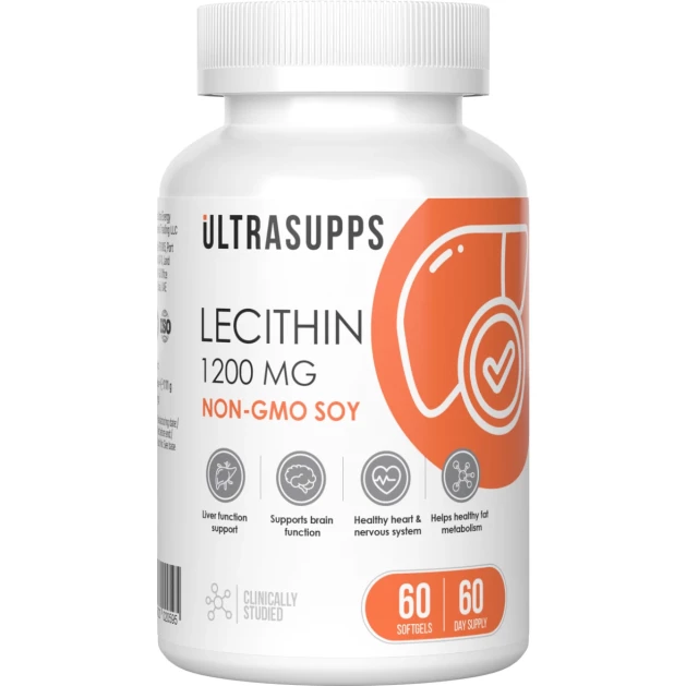 ULTRASUPSS LECITHIN 1200 мг (60 капс)