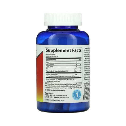 Trace Minerals Magnesium Chewable (Bisglycinate) (120 пастилок)