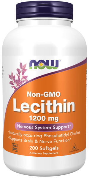Лецитин NOW Lecithin 1200 мг (200 капс)