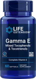 Витамины Life Extension Gamma E Mixed Tocopherols & Tocotrienols (60 капс)