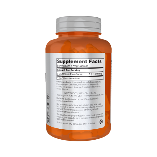 NOW L-Glutamine 1000 мг. (120 капс.)
