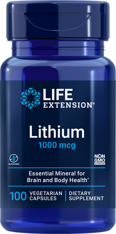 Минералы Life Extension Lithium (100 вег.капс)