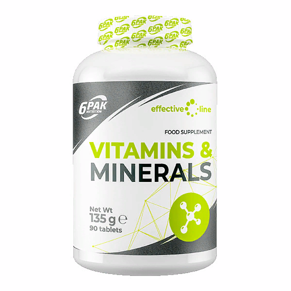 6PAK EL VITAMINS &amp; MINERALS (90 табл)