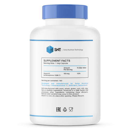 SNT Vitamin К-2 МК-7 (180 капс)