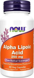 NOW Alpha Nutr Lipoic Acid 250 мг (60 капс)