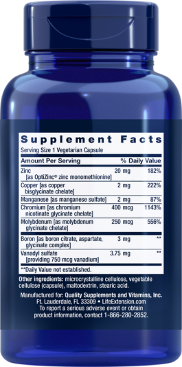 Life Extension Only Trace Minerals (90 вег.капс)