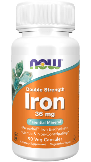 NOW IRON FERROCHEL® 36 мг (90 вег.капс)