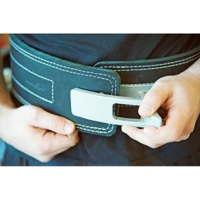 Пояс для пауэрлифтинга с карабином трехслойный