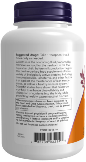NOW COLOSTRUM POWDER (85гр)