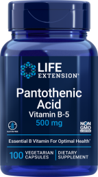 Витамины Life Extension Pantothenic Acid (100 вег.капс)