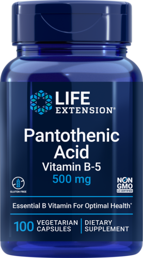Life Extension Pantothenic Acid (100 вег.капс)