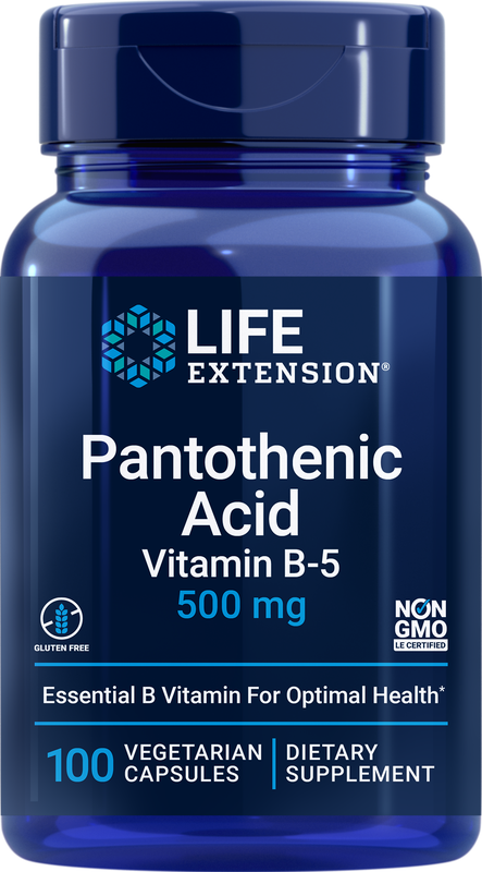 Витамины Life Extension Pantothenic Acid (100 вег.капс)