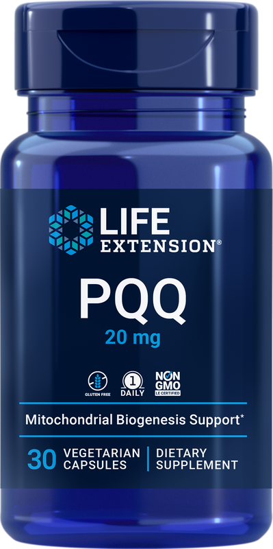 Антиоксиданты Life Extension PQQ 20 мг (30 вег.капс)