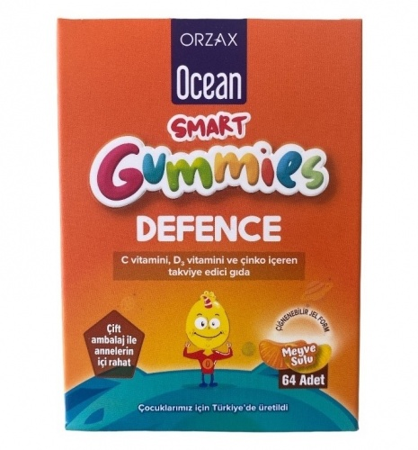 ORZAX OCEAN SMART GUMMIES DEFENCE (64 жевтабл)