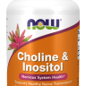 NOW CHOLINE&INOSITOL 250/250 мг (100 вег.капс)