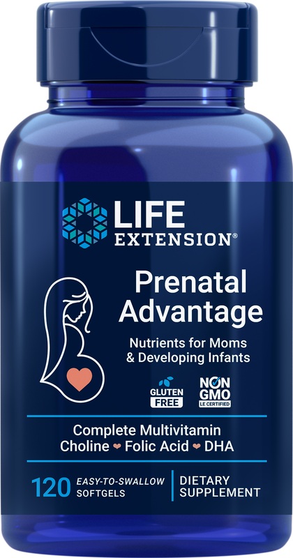 Женские витамины Life Extension Prenatal Advantage (120 капс)
