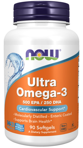 NOW ULTRA OMEGA-3 FISH OIL (90 капс)